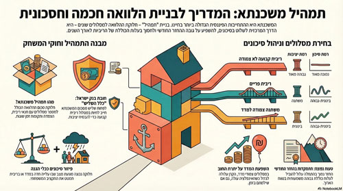 איך בונים תמהיל משכנתא? ההסבר נמצא בתמונה
